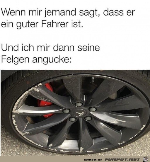 Ein guter Fahrer