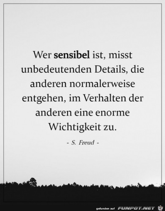 Sensibel sein