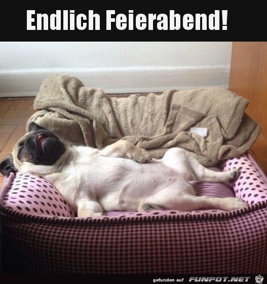 Endlich Feierabend