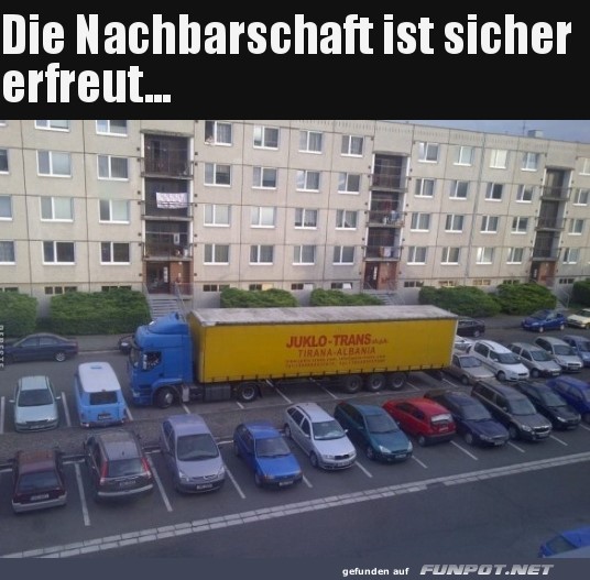 Das freut die Nachbarn