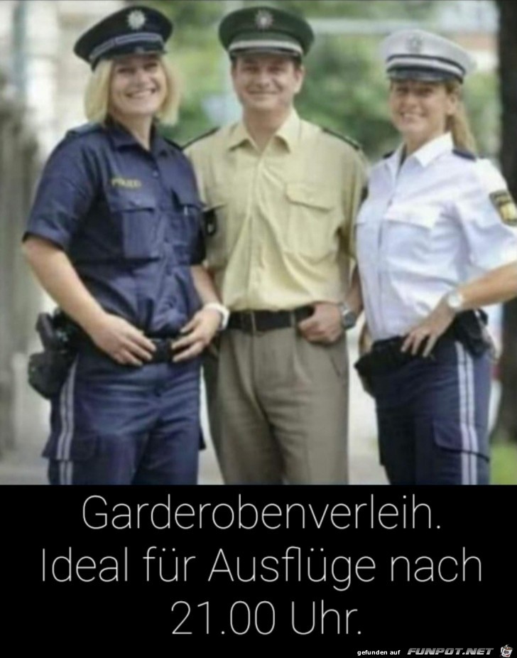 Garderobenverleih