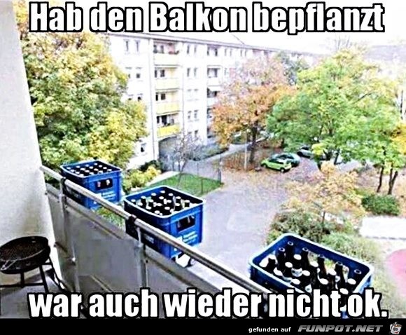 Tolle Balkonksten