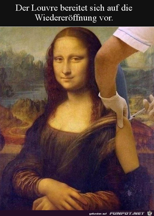 Mona Lisa wird geimpft