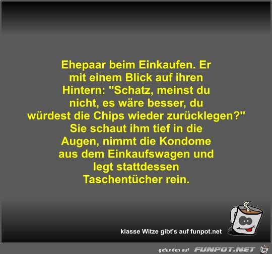 Ehepaar beim Einkaufen