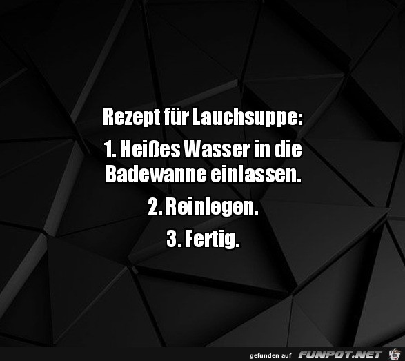 Lauchsuppen-Rezept