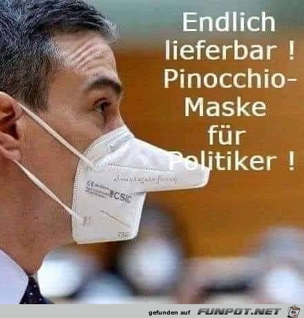 Die Pinocchio-Maske