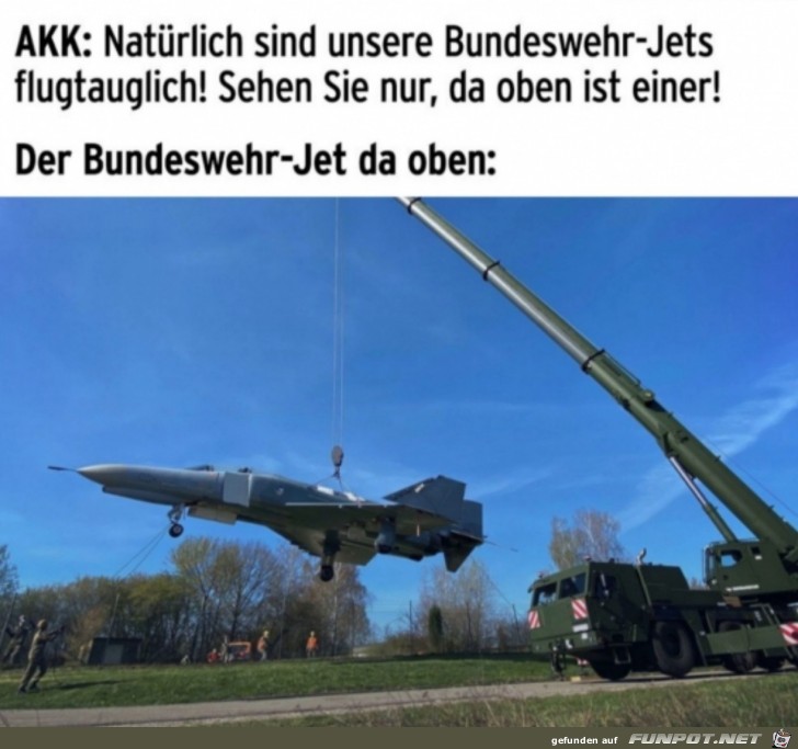 Bundeswehr-Jets sind flugtauglich