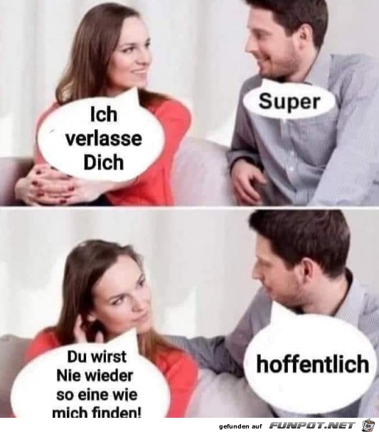 Ich verlasse dich