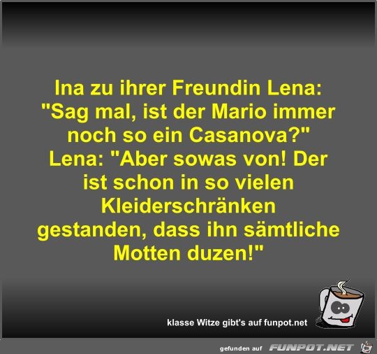 Ina zu ihrer Freundin Lena