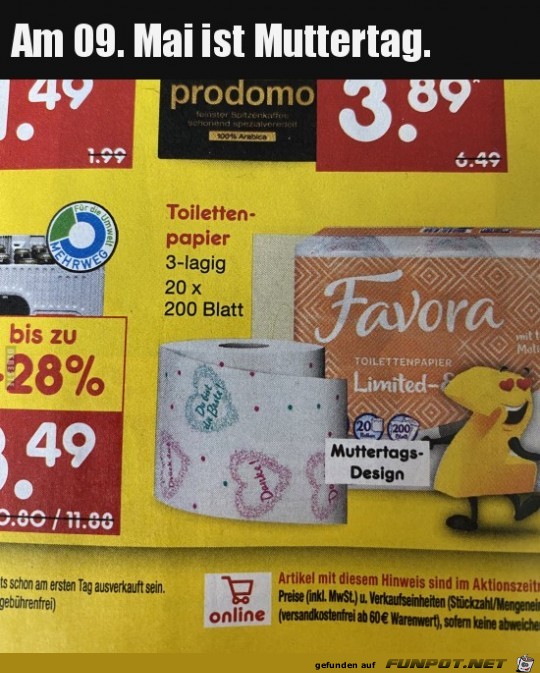 Klopapier fr die Mutti