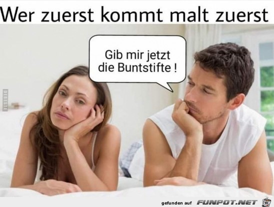 Wer zuerst kommt