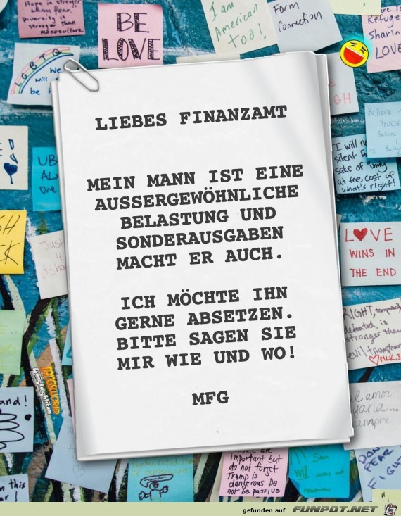 Liebes Finanzamt