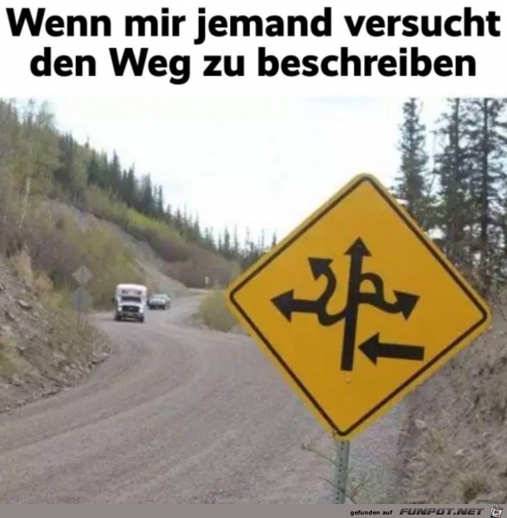 Tolle Wegbeschreibung