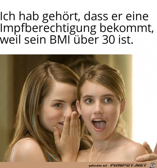 Er ist impfberechtigt