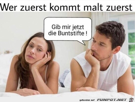 Wer zuerst kommt...