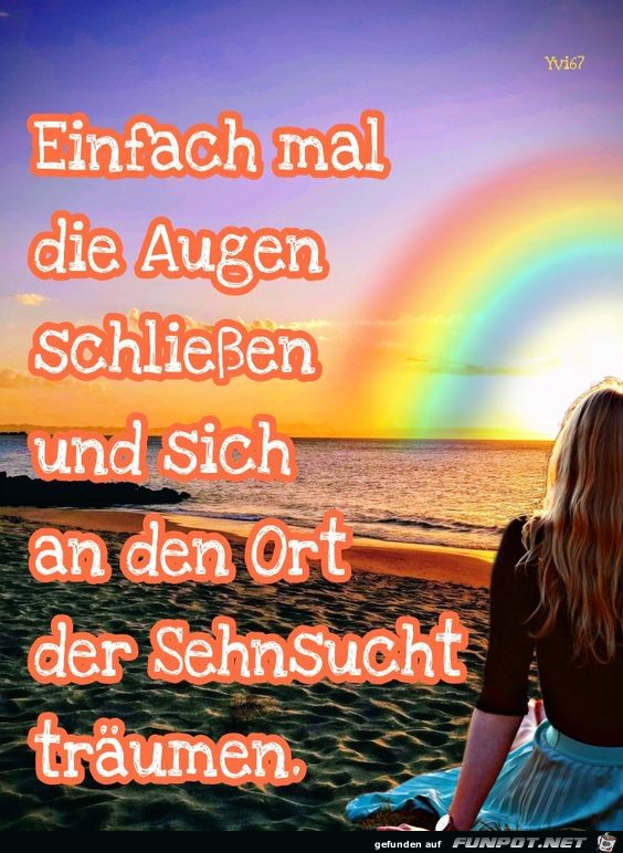 Einfach mal die Augen schliessen