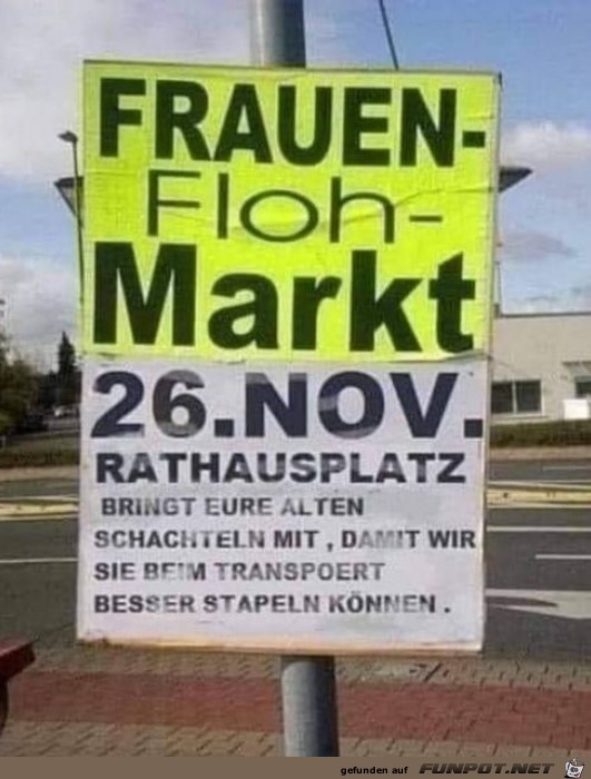 Frauen Floh-Markt