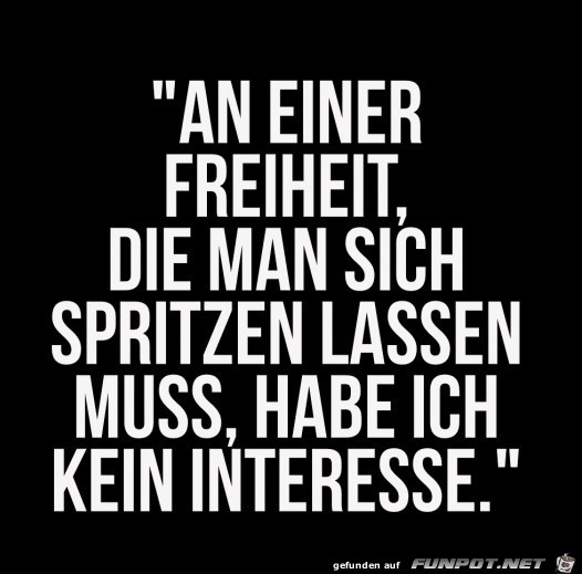 KEIN INTERESSE