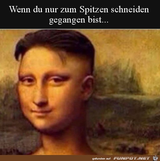 Nur Spitzen schneiden