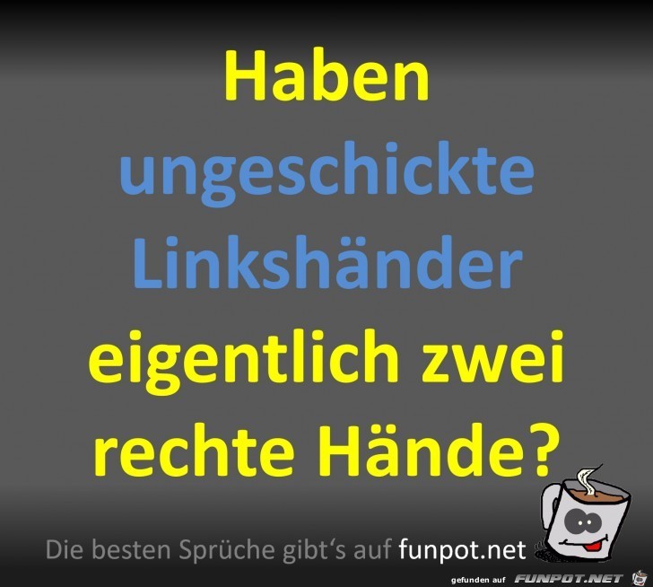 Ungeschickte Linkshnder