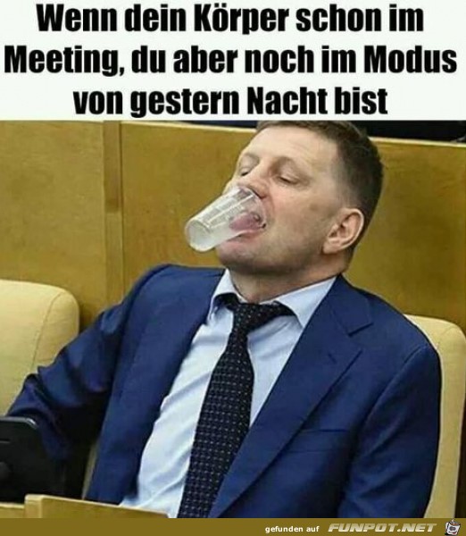 Schon im Meeting Schon im Meeting