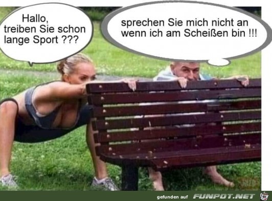 Treiben sie schon lange Sport