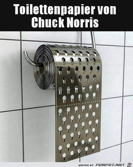 Toilettenpapier von Chuck Norris
