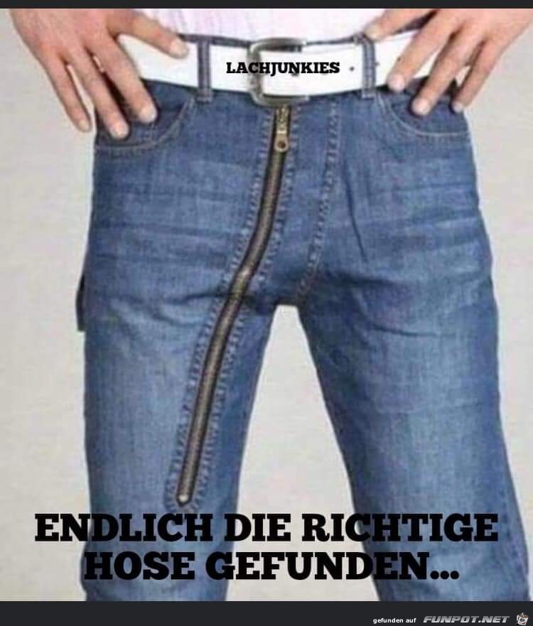 richtige Hose