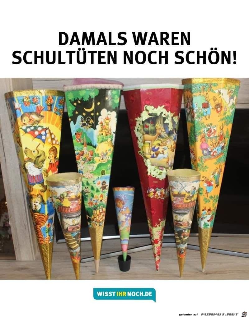 Damals waren Schultten noch schn