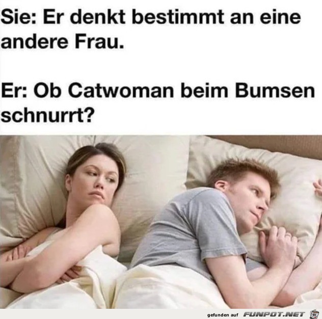 Was er wohl denkt?