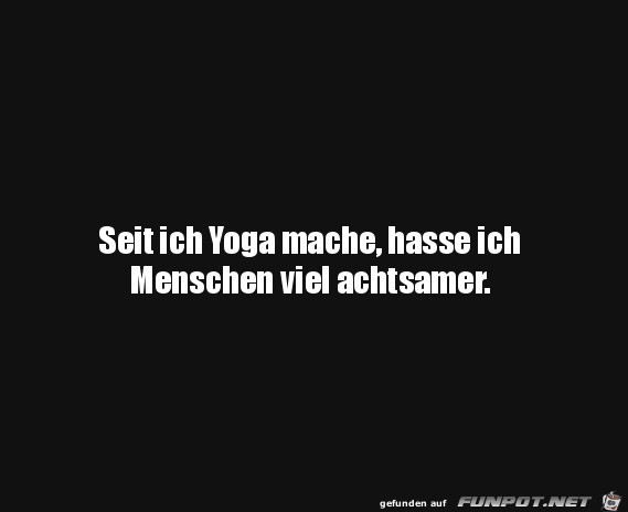 Yoga hilft