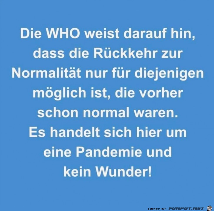 Rckkehr fr die Normalen