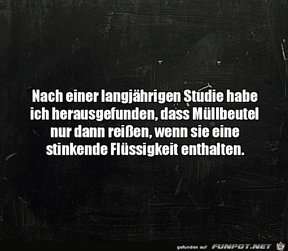 Mllbeutel-Studie