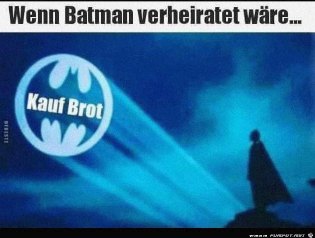 Wenn Batman verheiratet waere