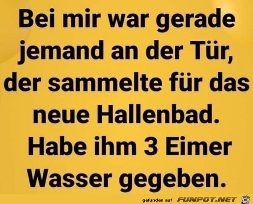 3 Eimer Wasser