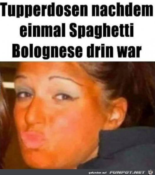 Tupper nach Spaghetti Bolo