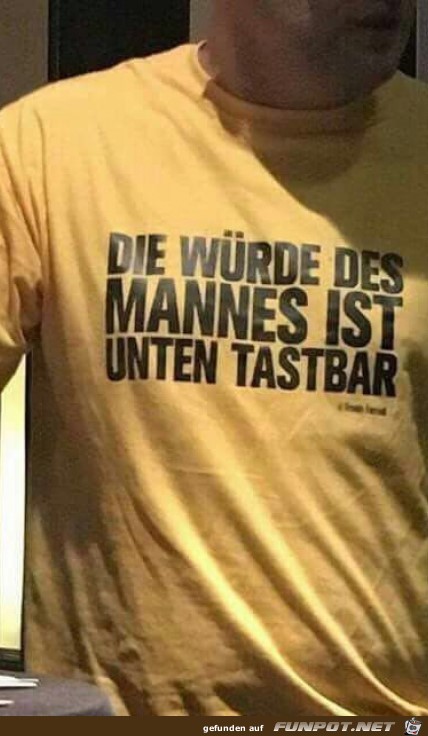 Die Wuerde des Mannes