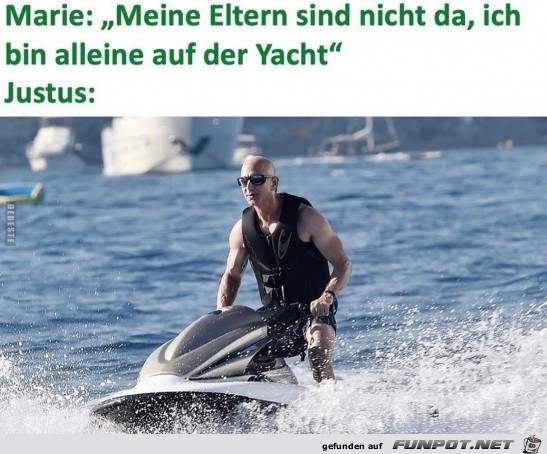 Meine Eltern sind nicht da