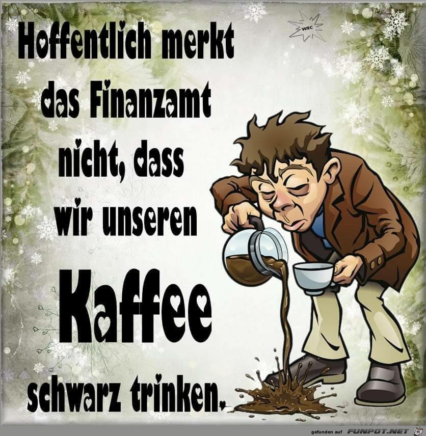 Kaffee schwarz