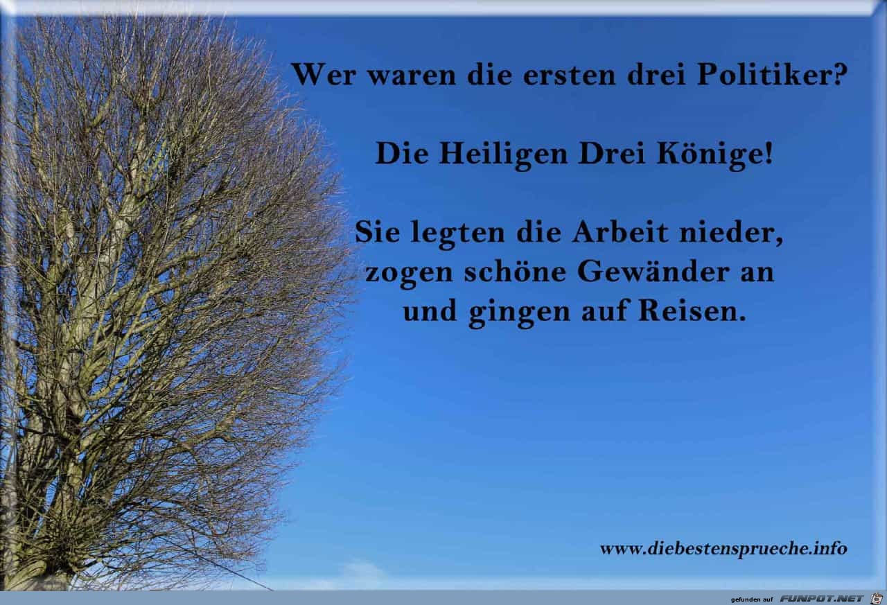 erste Politiker erste Politiker