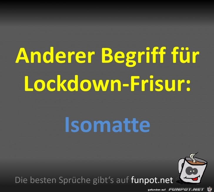 Lockdown-Frisur