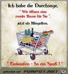 Einkaufen - so ein Spa