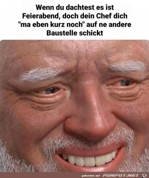 Kurz vor Feierabend