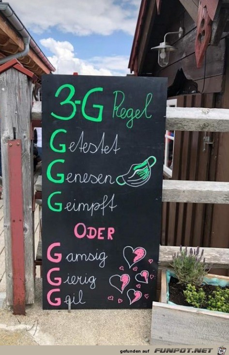 Die andere 3G-Regel