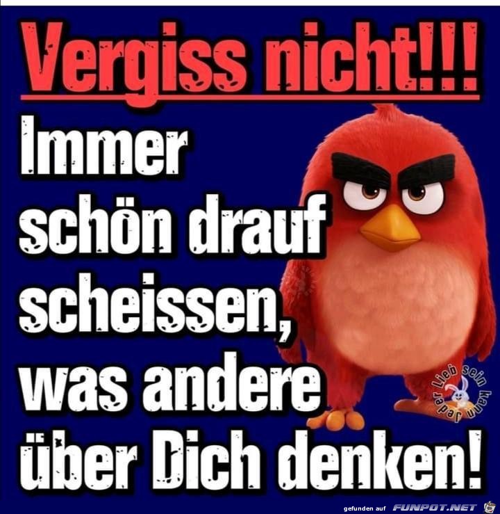 Vergiss nicht