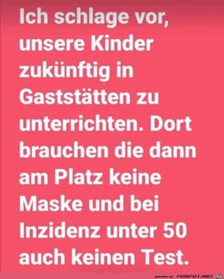 Guter Vorschlag