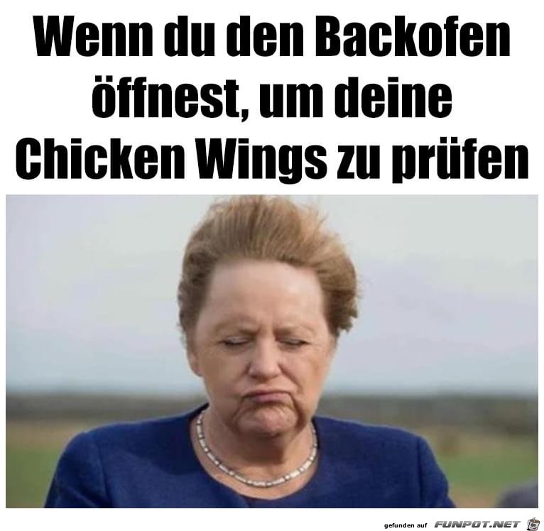 Chicken Wings prfen