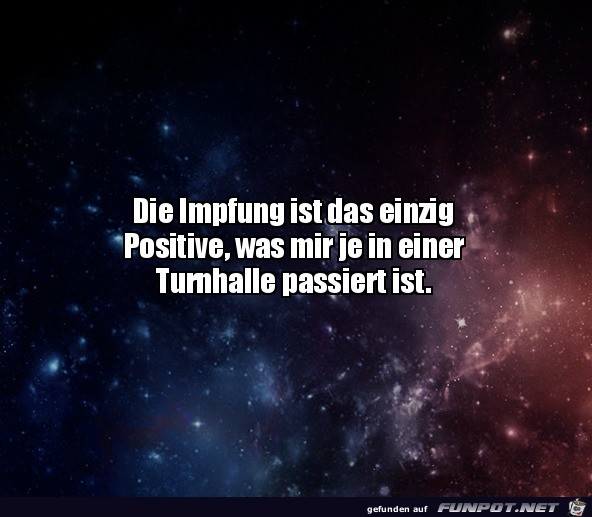 Die Impfung ist positiv