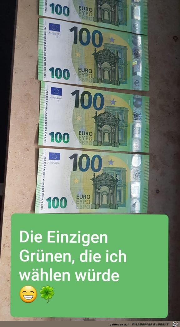 Die eizigen Gruenen