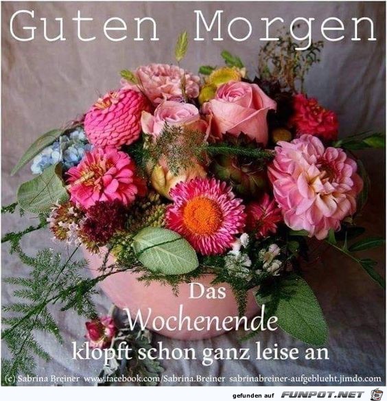 Das Wochenende klopft schon ganz leise an